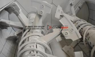 Вал бетоносмесителя  JS 1500 с броней